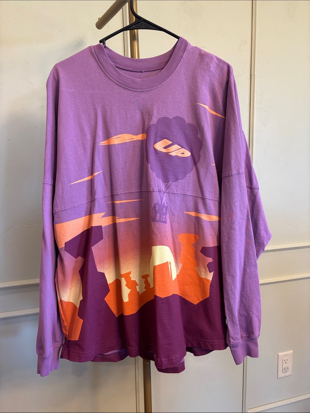 Disney 'Up' Graphic Long Sleeve Tee - NWOT Large